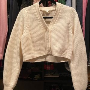LoveShackFancy Cardigan Sweater Cropped XS
